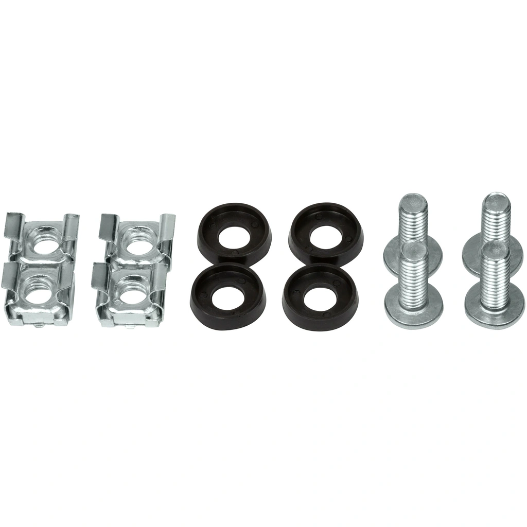 19"-Hylla 2U 440 x 250 mm max 25 kg Svart