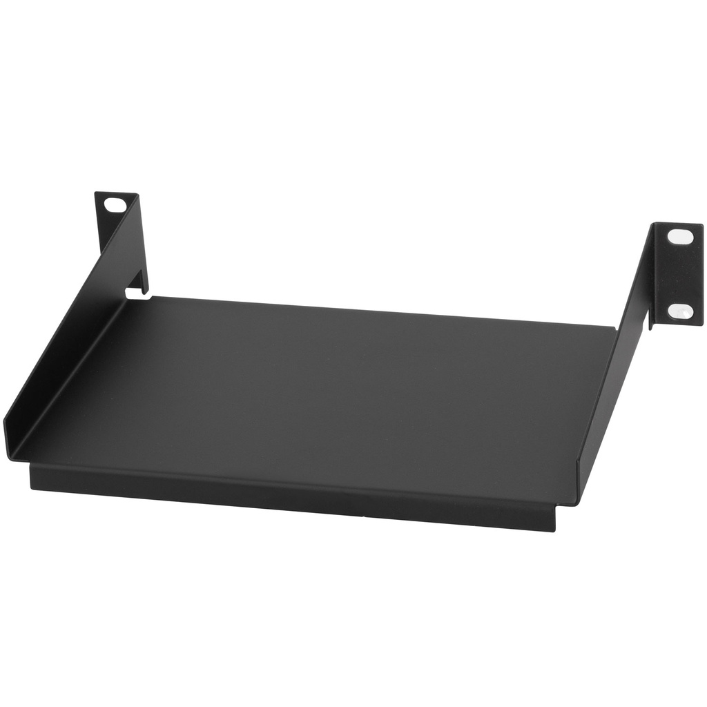 10"-hylla 1U 220 x 150 mm Svart