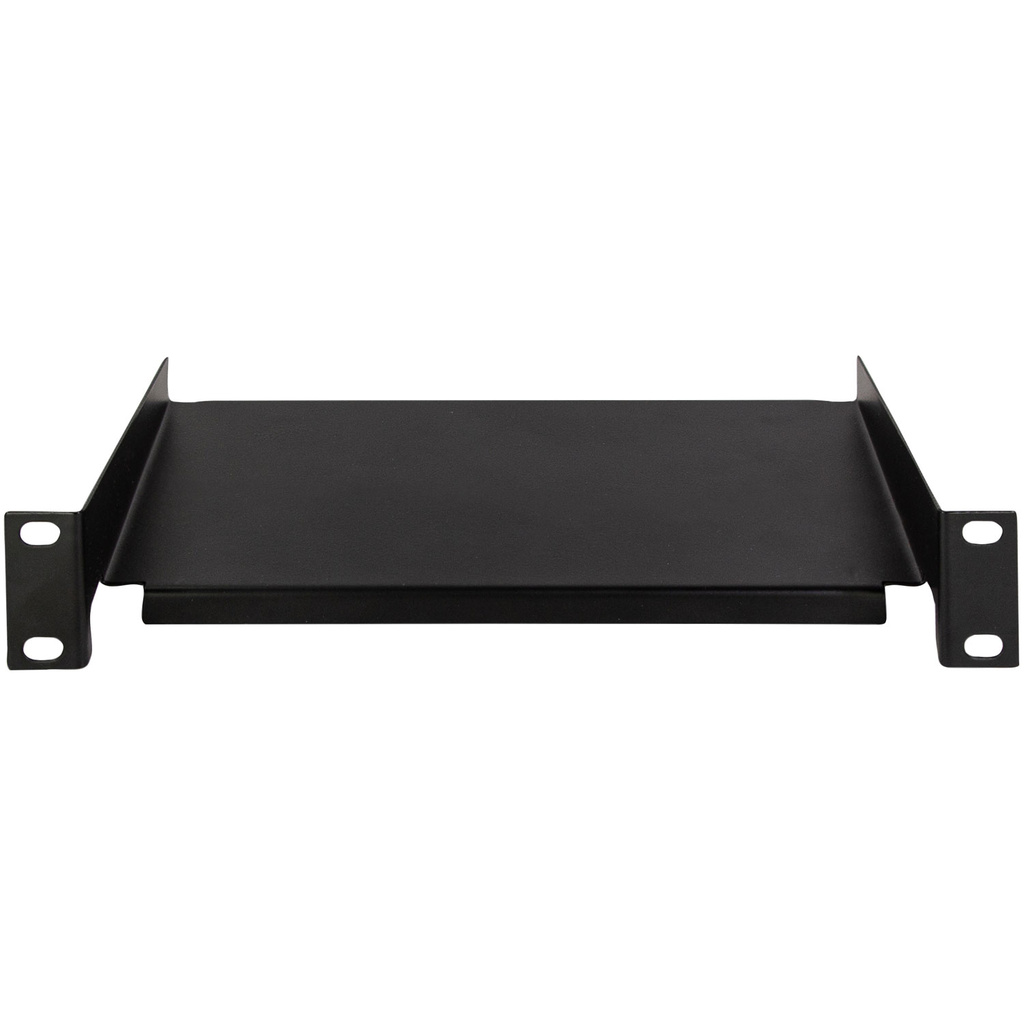 10"-hylla 1U 220 x 150 mm Svart