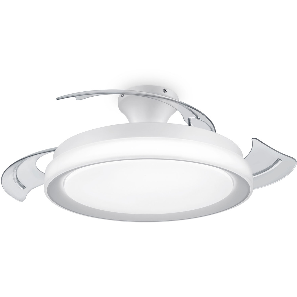 Bliss Takfläkt med LED-belysning Varm-/kallvitt 4500 lm