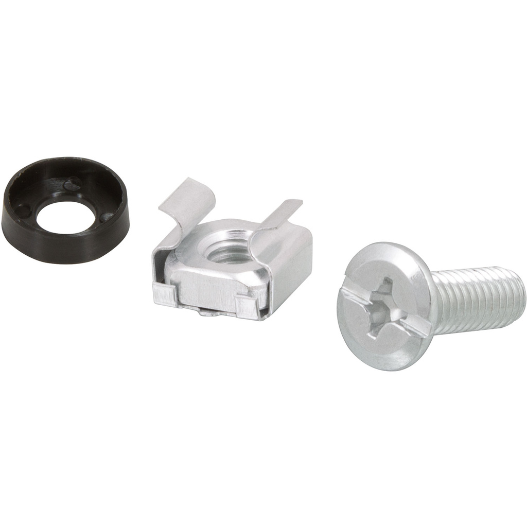 Monteringssats M6 för rack/väggskåp 20-pack