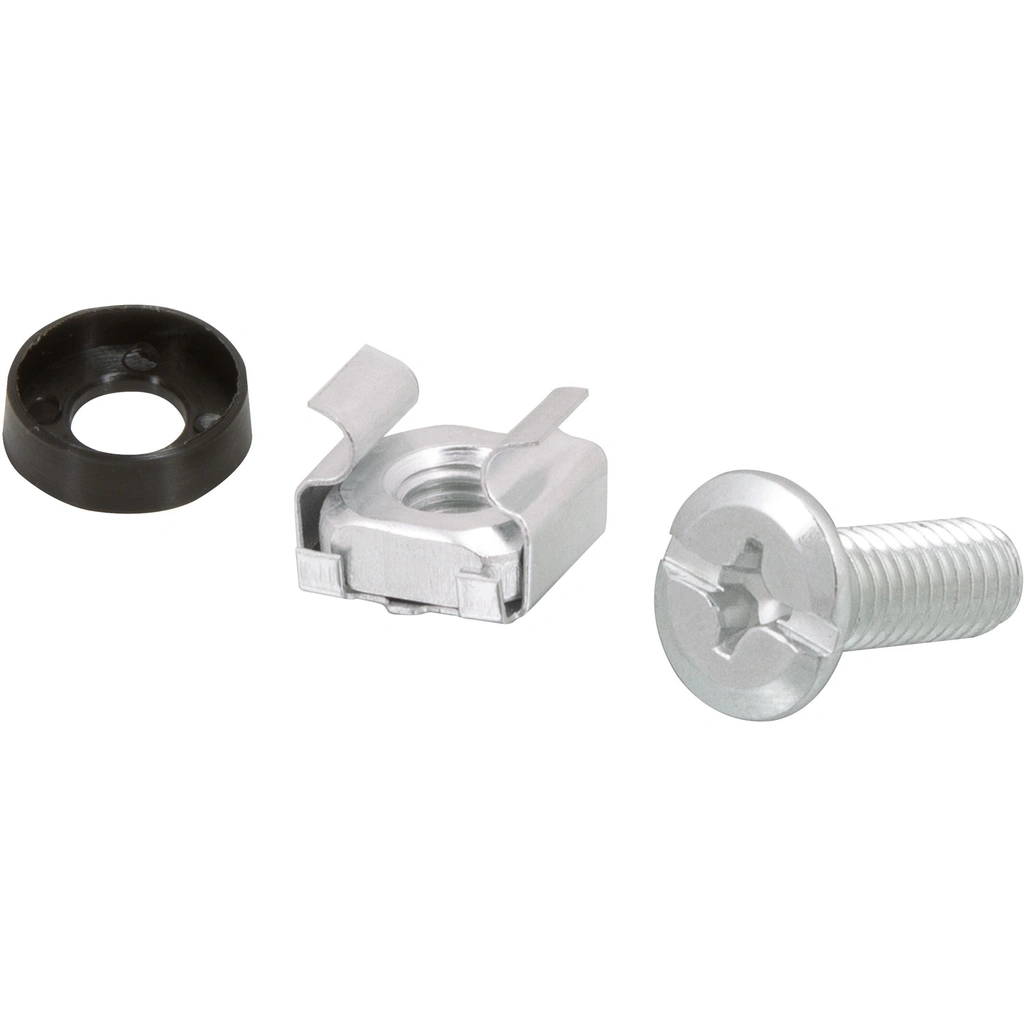 Monteringssats M6 för rack/väggskåp 20-pack