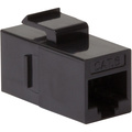Keystone-skarvdon Cat6 UTP 2 x RJ45 Svart