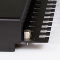 Patchpanel 16-portar Cat6 för 19" rack U1 Svart