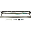 Patchpanel för 24st Keystone-uttag för 19" rack U1 Svart