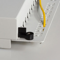 Patchpanel 12-portar Cat6 för 10" rack U1 Grå