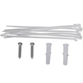 Patchpanel 12-portar Cat6 för 10" rack U1 Svart