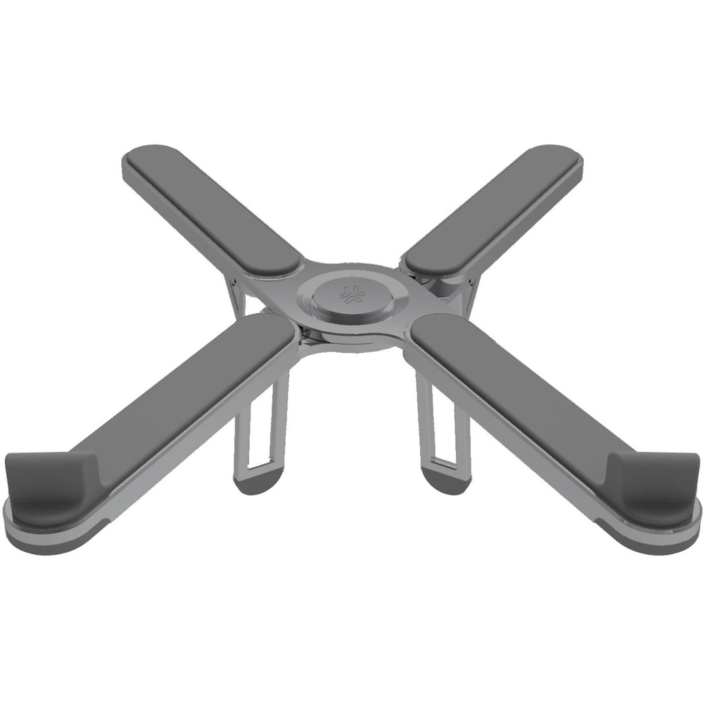 Portabelt bordsstativ för laptop max 16" Aluminium