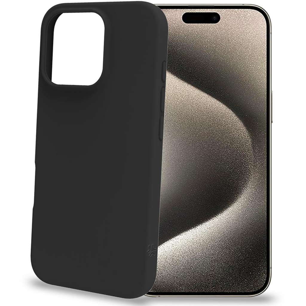 Cromo Soft rubber case iPhone 16 Pro Svart