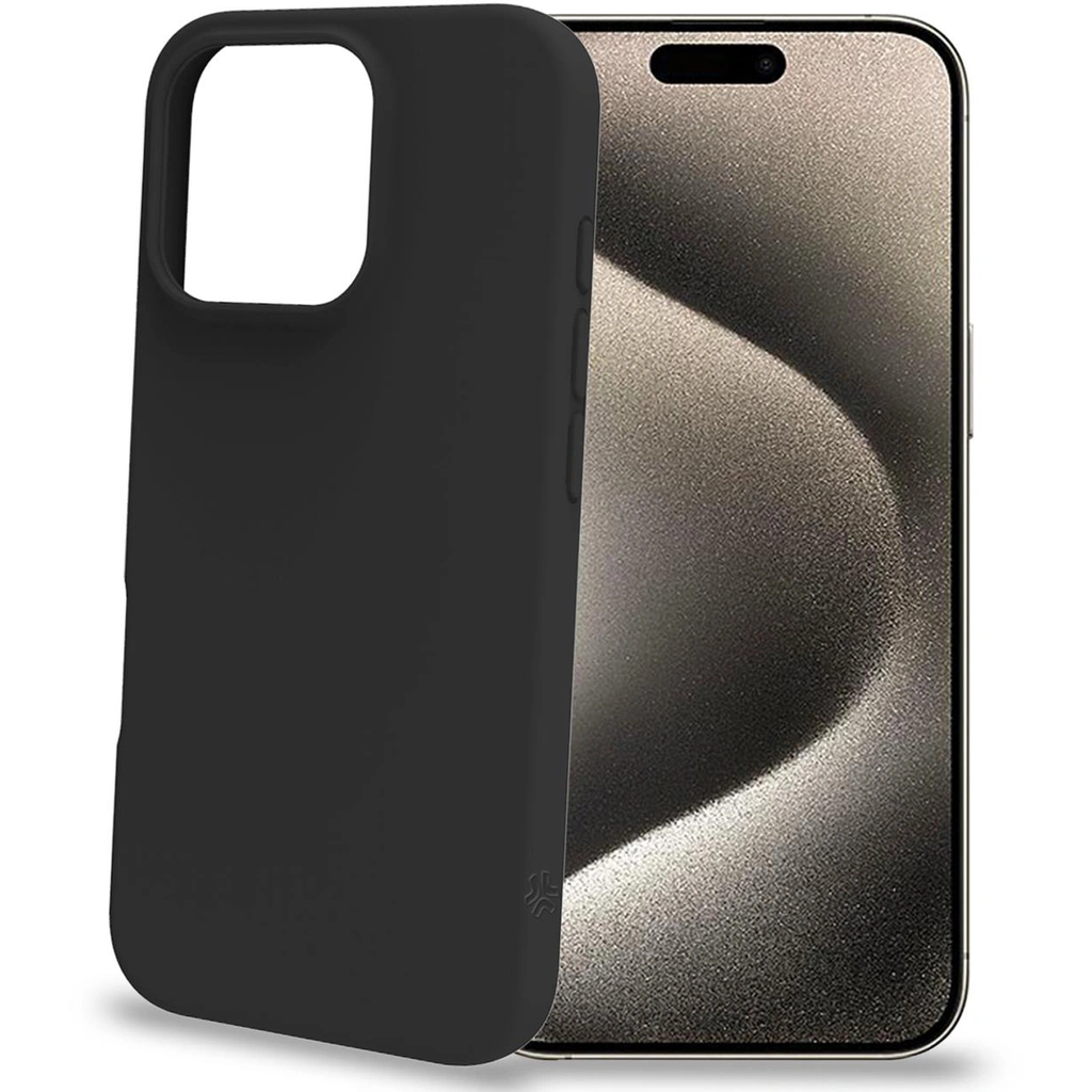 Cromo Soft rubber case iPhone 16 Pro Svart