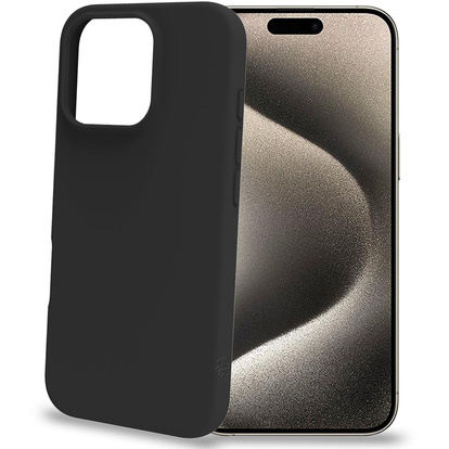 Cromo Soft rubber case iPhone 16 Pro Svart