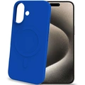 Cromomag Magnetic Soft rubber case MagSafe iPhone 16 Blå