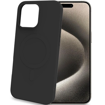 Cromomag Soft rubber case MagSafe-kompatibelt 16 Pro Max Svart