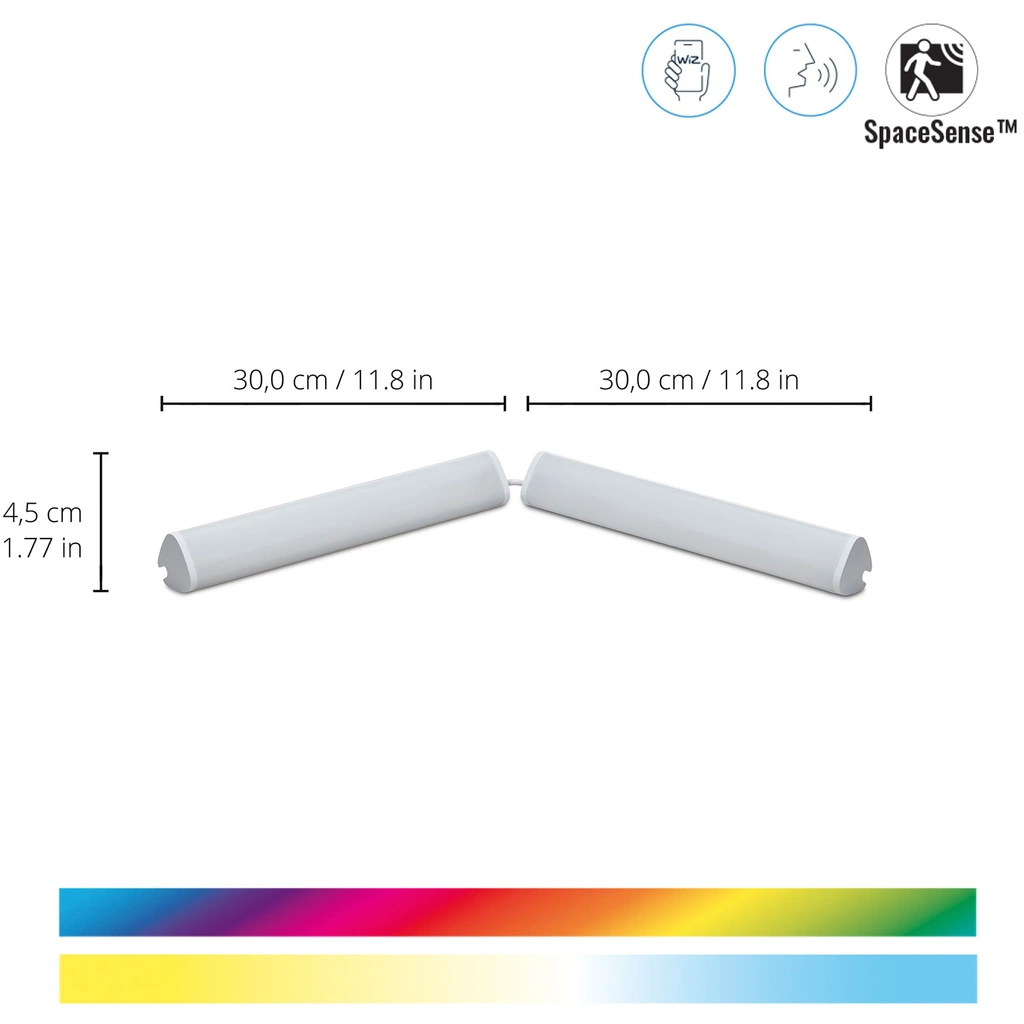 WiFi Light Bar RGB 2-pack