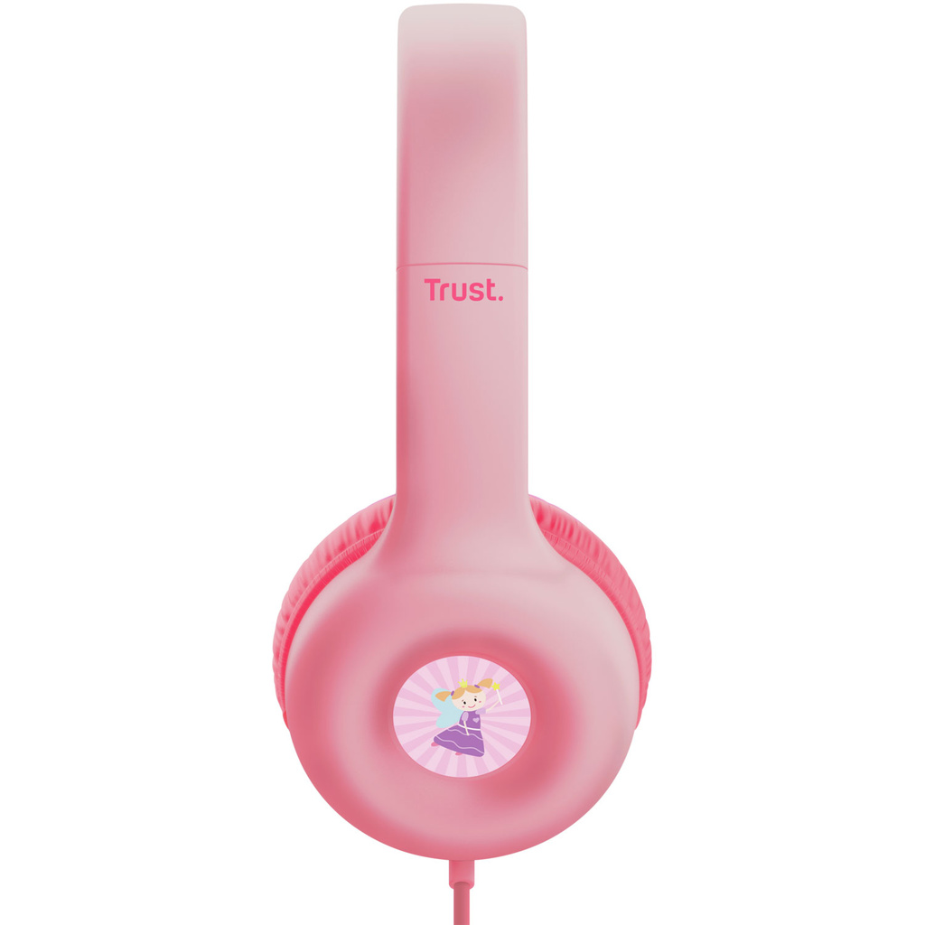Hörlurar Barn Volymbegränsning Kabel 3,5 mm Nouna Rosa