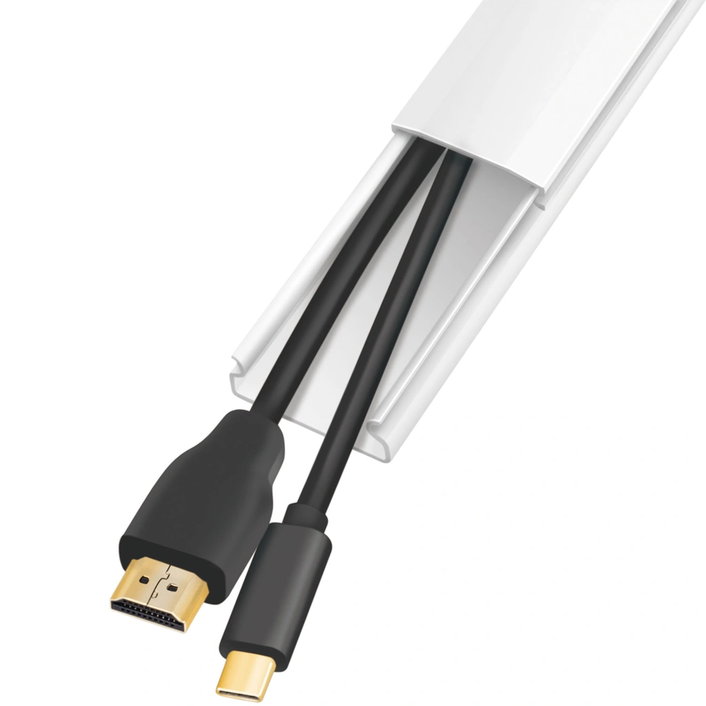 Kabelkanal-kit 67 delar Vit