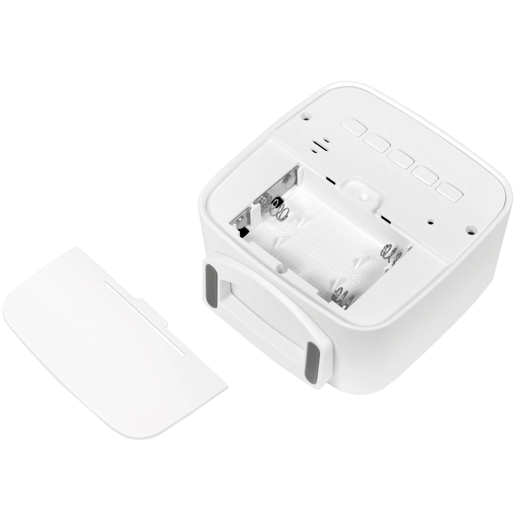 Digital väckarklocka med datum, temp, luftfuktighet