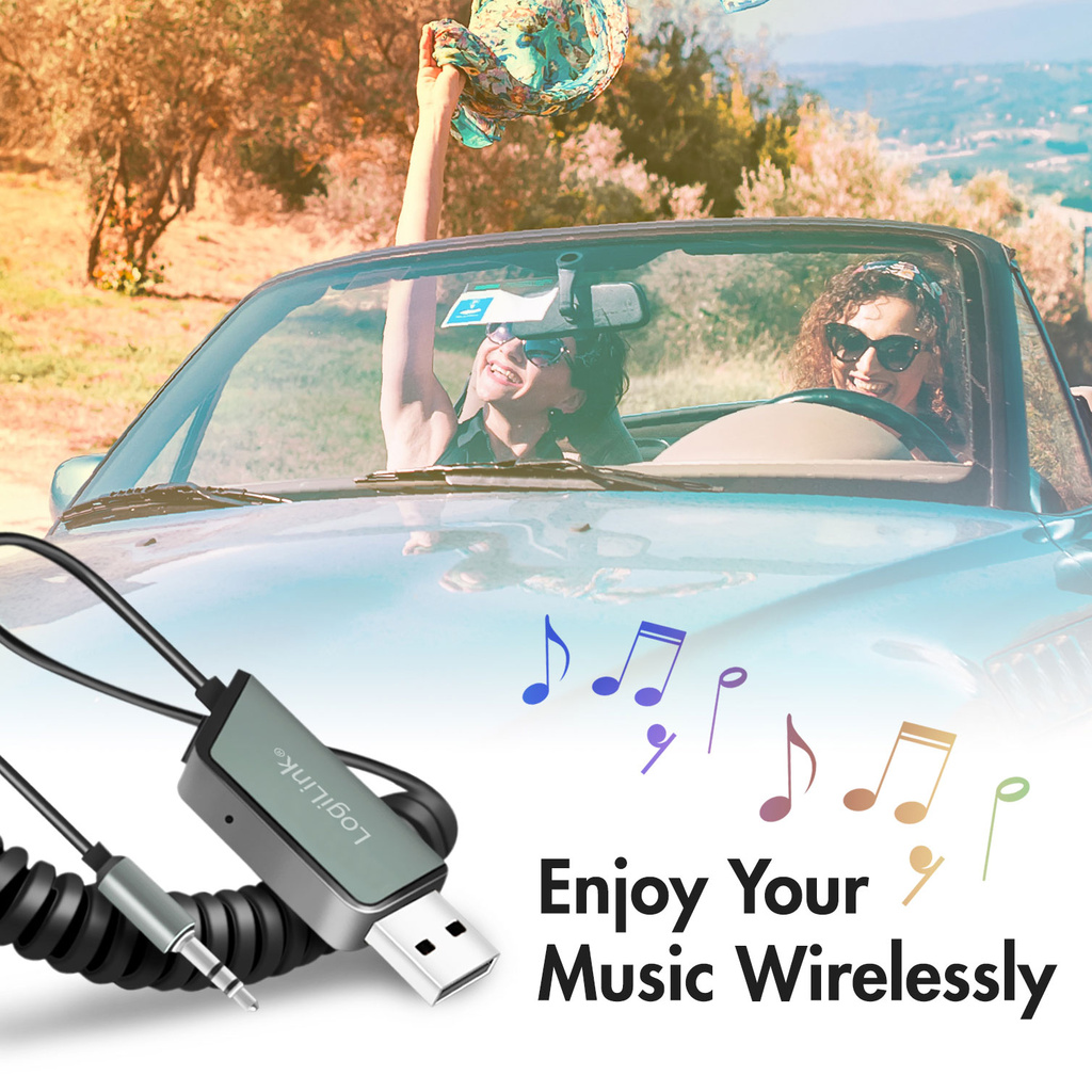 Bluetooth-mottagare och handsfree AUX 3,5 mm BT5.3