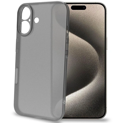 SPACE Super Thin Cover iPhone 16 Svart