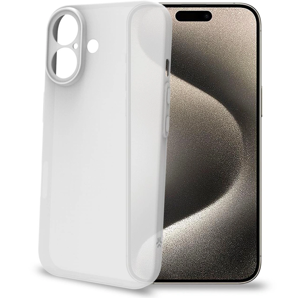 SPACE Super Thin Cover iPhone 16 Vit