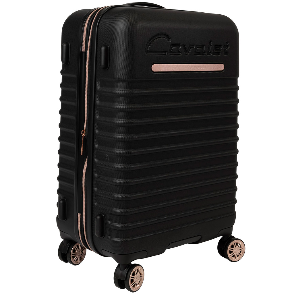 Suitcase Pasadena Medium Black/Rosegold