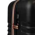 Suitcase Pasadena Medium Black/Rosegold