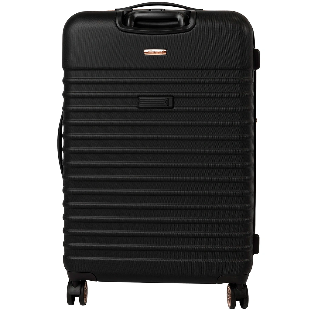 Suitcase Pasadena Large Black/Rosegold