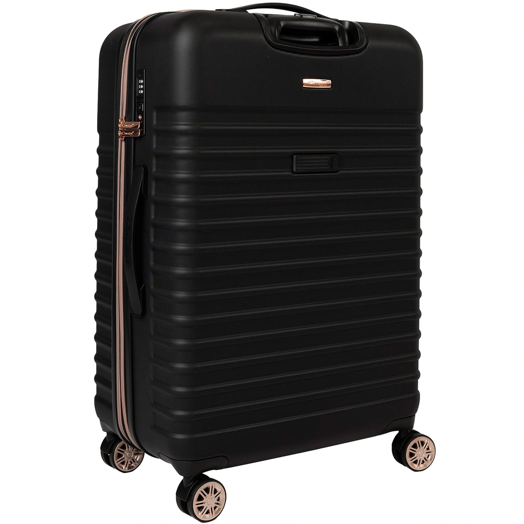 Suitcase Pasadena Large Black/Rosegold