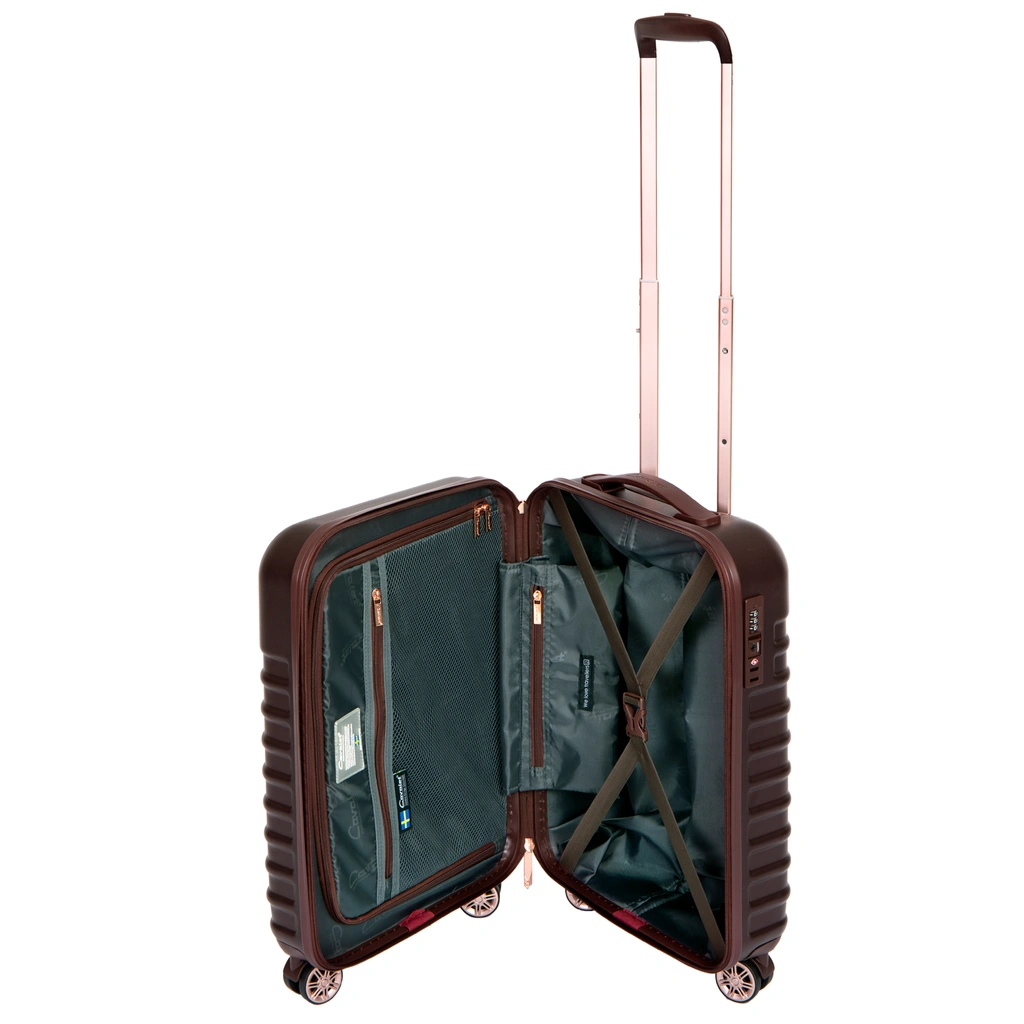 Cabin Suitcase Pasadena Burgundy/Rose gold