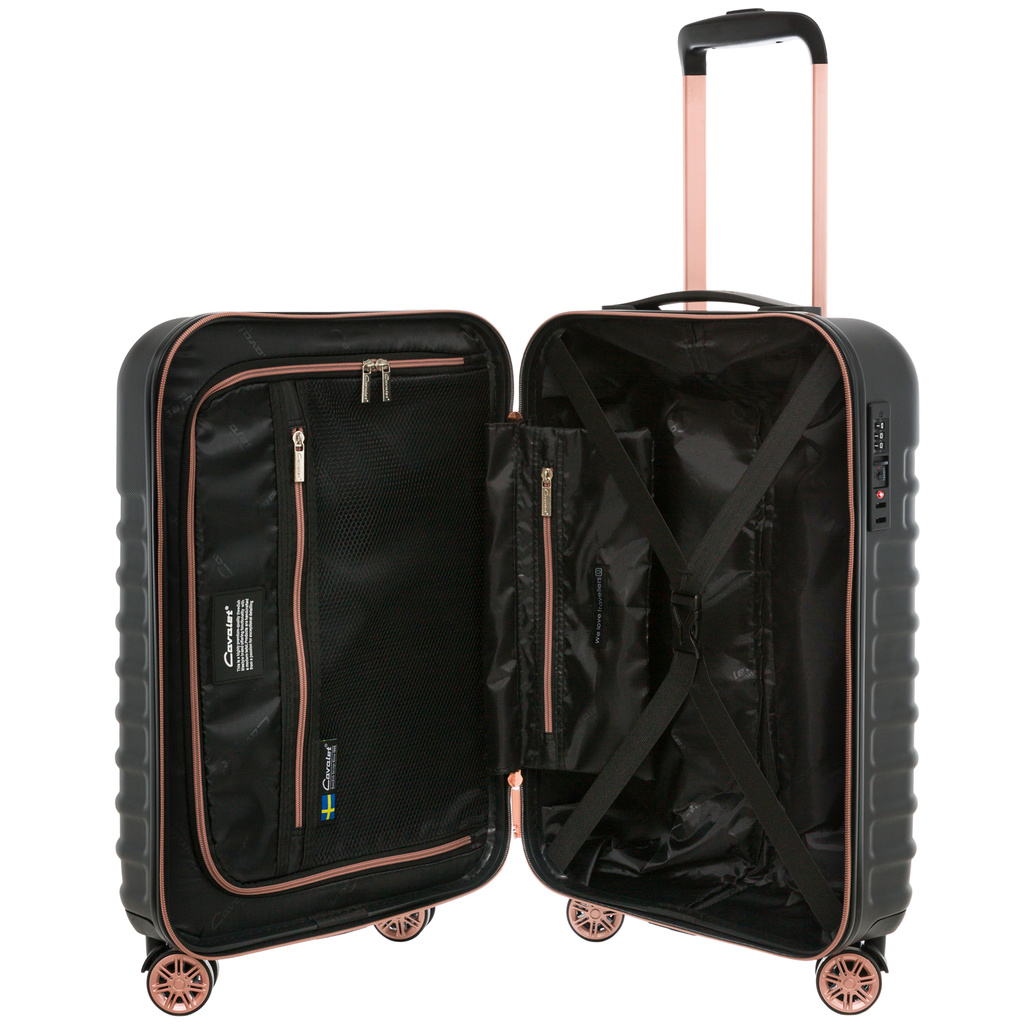 Pasadena Kabin Black/Roséguld