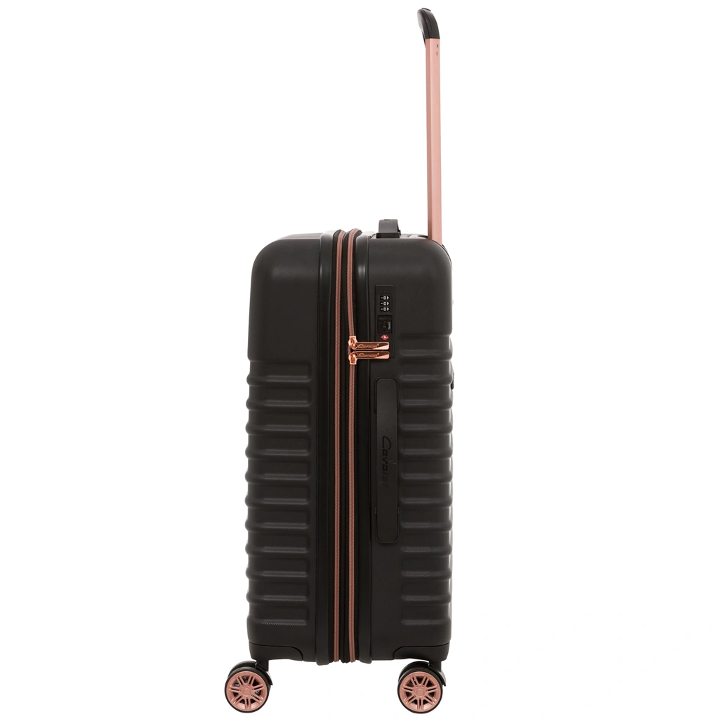Resväska Pasadena Medium Svart/Roséguld