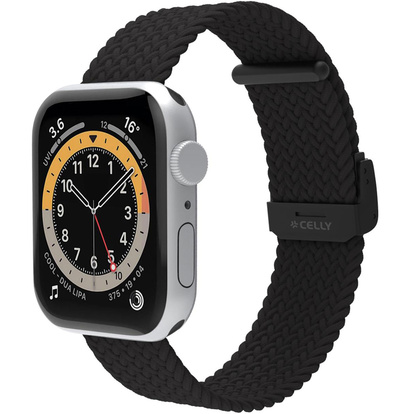 Armband till Apple Watch 42/44/45mm Flätat Svart