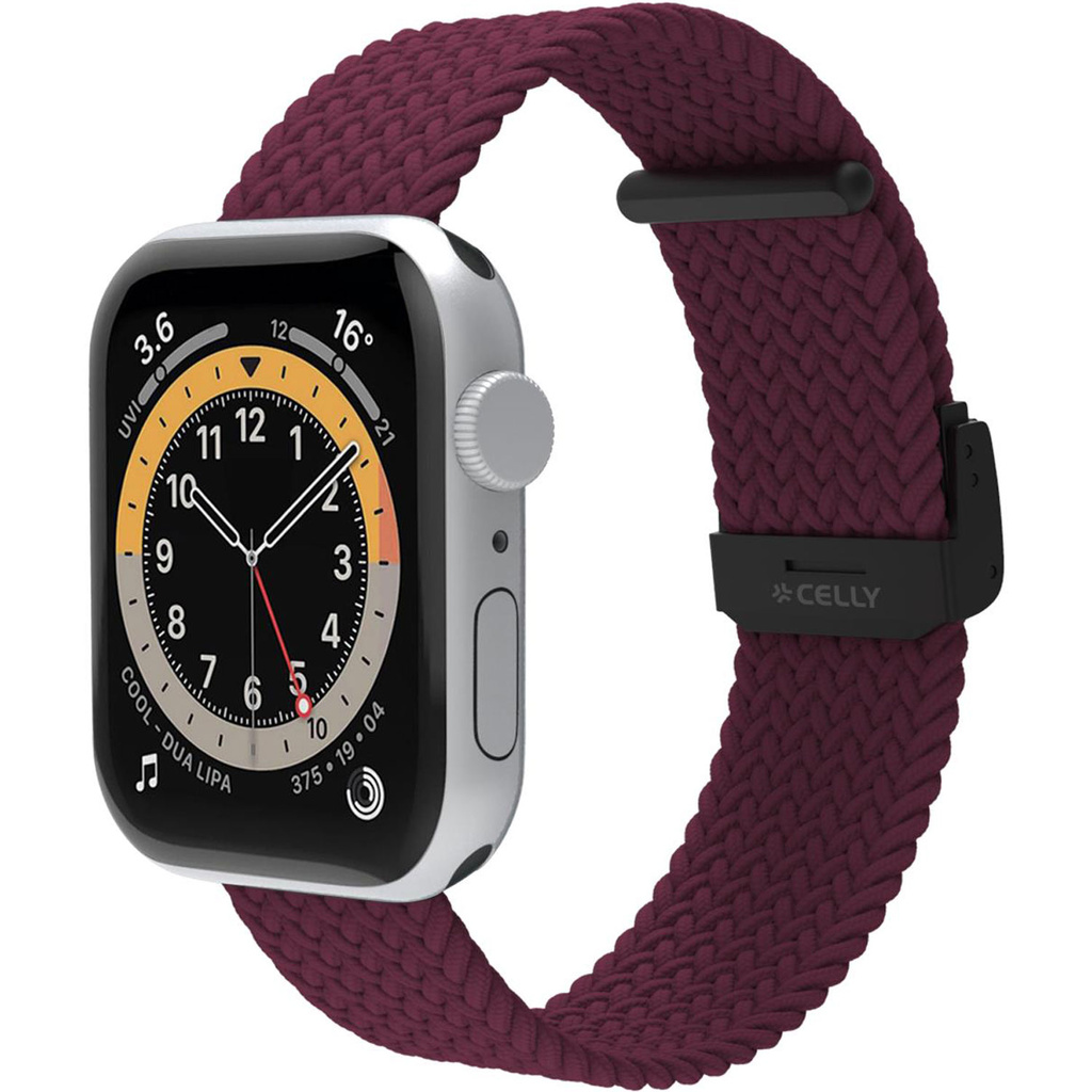 Armband till Apple Watch 42/44/45mm Flätat Lila