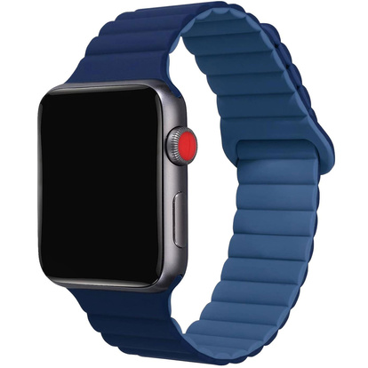 Armband till Apple Watch 42/44/45mm Magnetiskt Blå