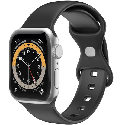 Armband till Apple Watch 38/40/41mm Silikon Svart