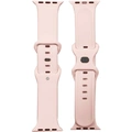 Armband till Apple Watch 42/44/45mm Silikon Rosa