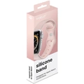 Armband till Apple Watch 42/44/45mm Silikon Rosa