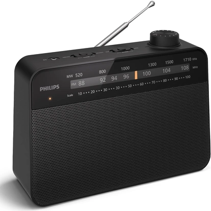 Radio FM MW TAR2509 Svart