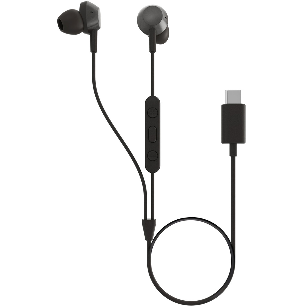 Hörlurar In-Ear Kabel Fjärrkontroll Mikrofon USB-C-kontakt TAE5008BK/00 Svarta