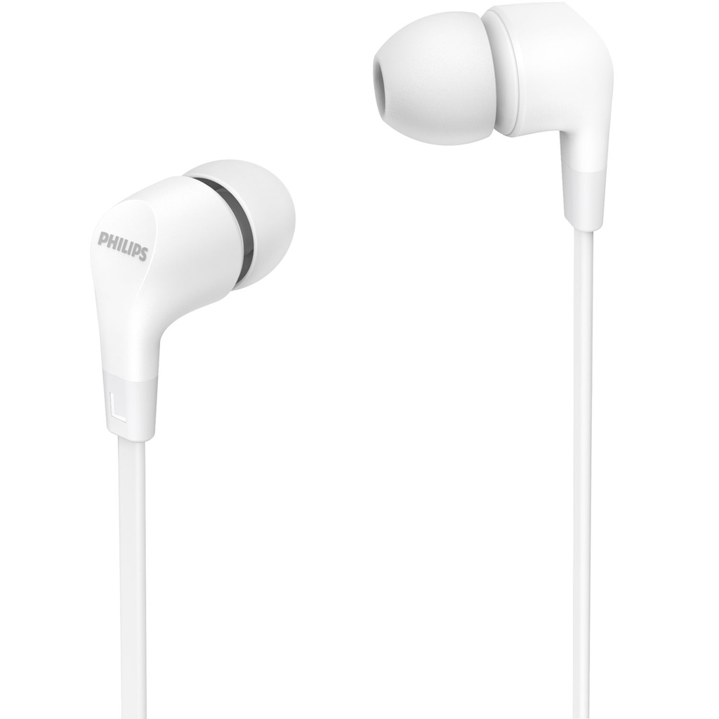 Hörlurar In-Ear Kabel Fjärrkontroll 3,5mm kontakt TAE1105WT/00 Vita