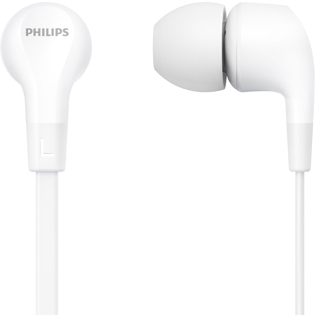 Hörlurar In-Ear Kabel Fjärrkontroll 3,5mm kontakt TAE1105WT/00 Vita