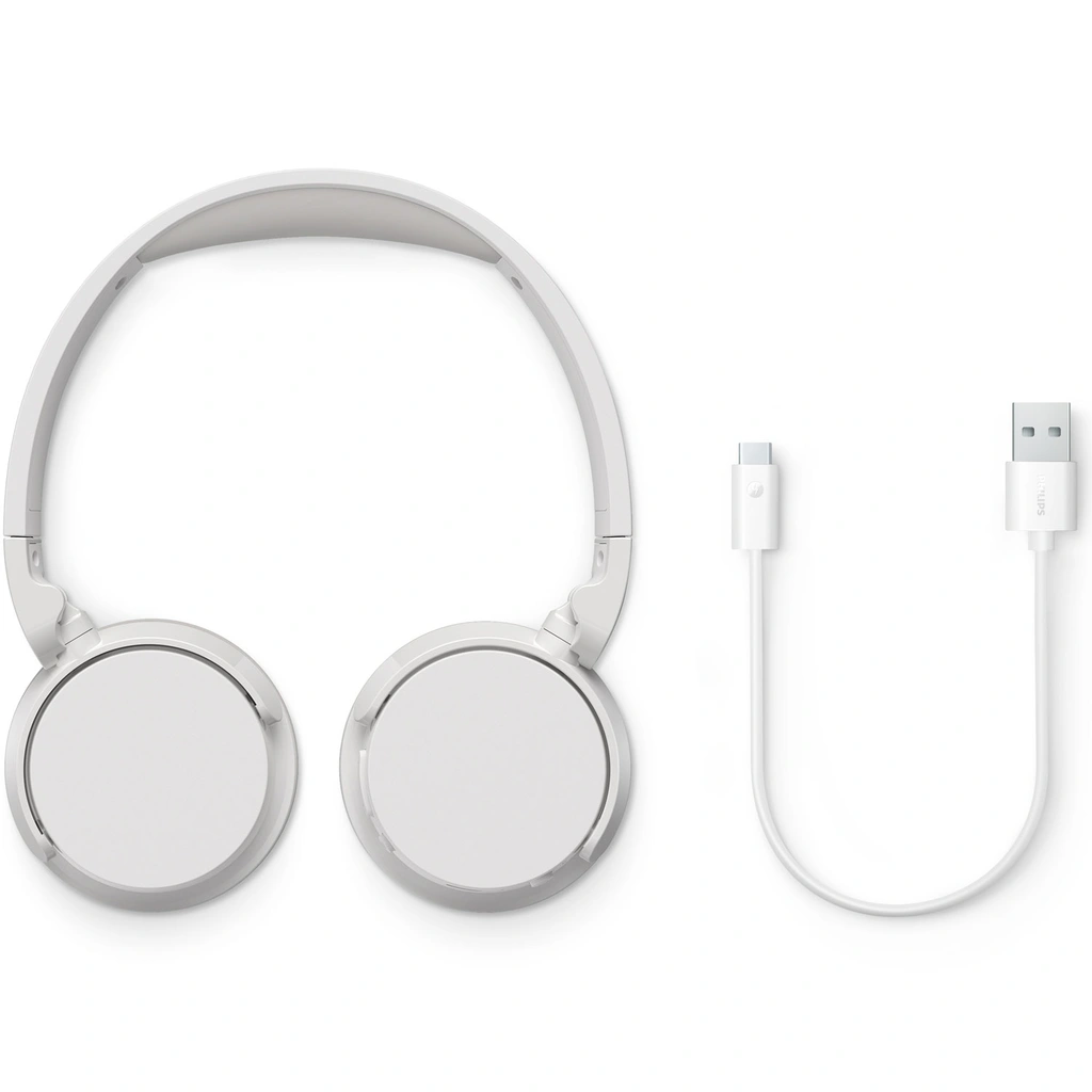Hörlurar On-Ear Lätt-vikt 25h TAH3209WT/00 Vita