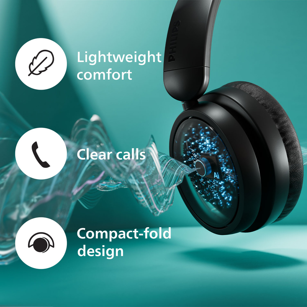Hörlurar Over-Ear App 65h TAH5209BK/00 Svarta