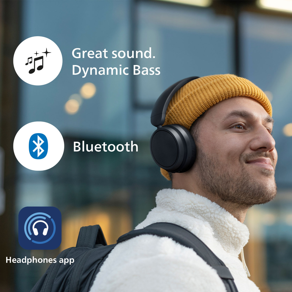 Hörlurar Over-Ear App 65h TAH5209BK/00 Svarta