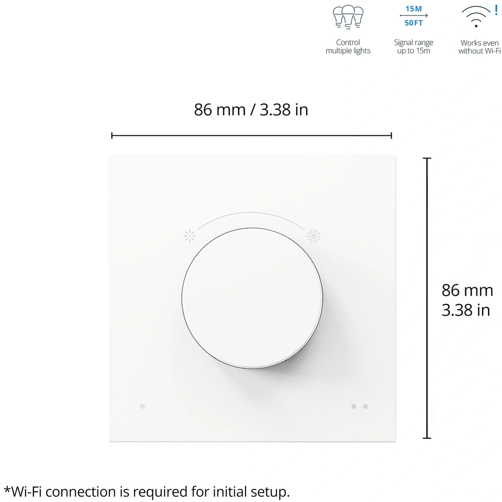 WiFi Smart Dimmer Dial switch 