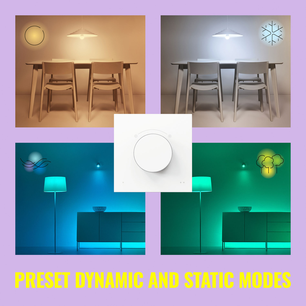 WiFi Smart Dimmer Dial switch 