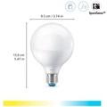 WiFi Smart LED E27 G95 75W 1055lm Varm-kallvit 