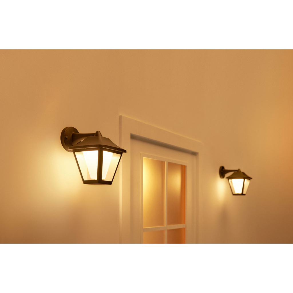 WiFi Smart Classic Vägglampa Utomhus  Färg + Varm-kallvit 230V