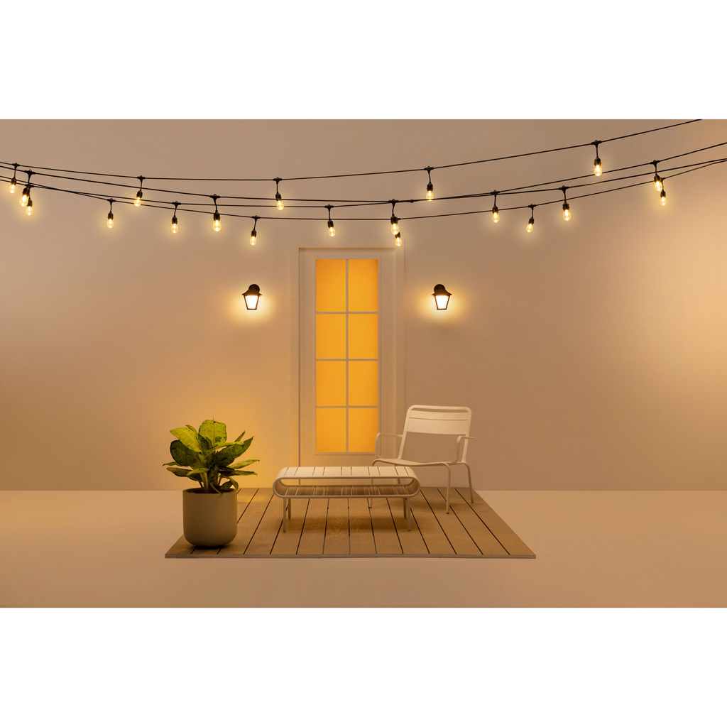 WiFi Smart Classic Vägglampa Utomhus  Färg + Varm-kallvit 230V