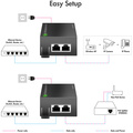 Gigabit PoE++ Injector 60W IEEE802.3af/at/bt 